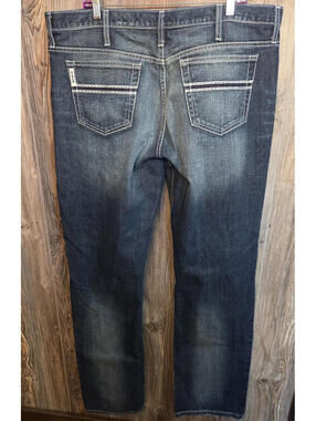 Cinch Denim Blue Jeans Men's Size 42x38 White Label Western Cowboy Rodeo Ranch